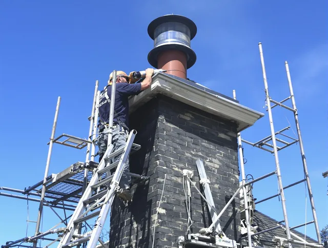 Sturdy chimney crown finished by Altadena Chimney Sweep in Altadena, CA
