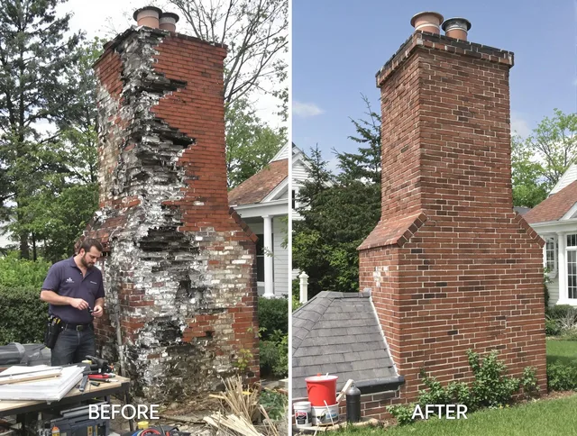 Altadena Chimney Sweep performing a full chimney restoration in Altadena, CA