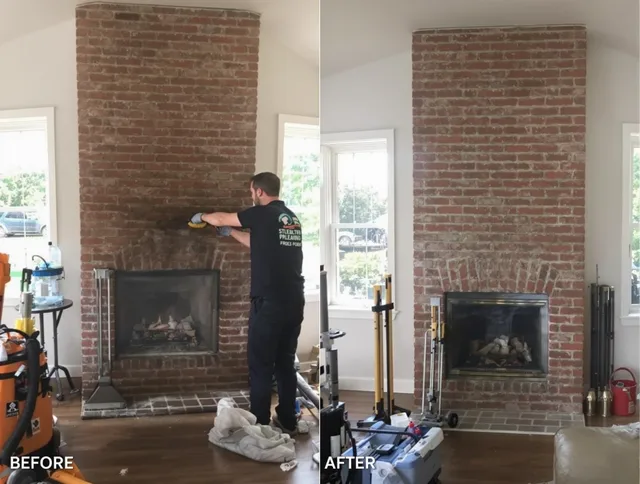 Finished chimney sweeping service by Altadena Chimney Sweep in Altadena, CA