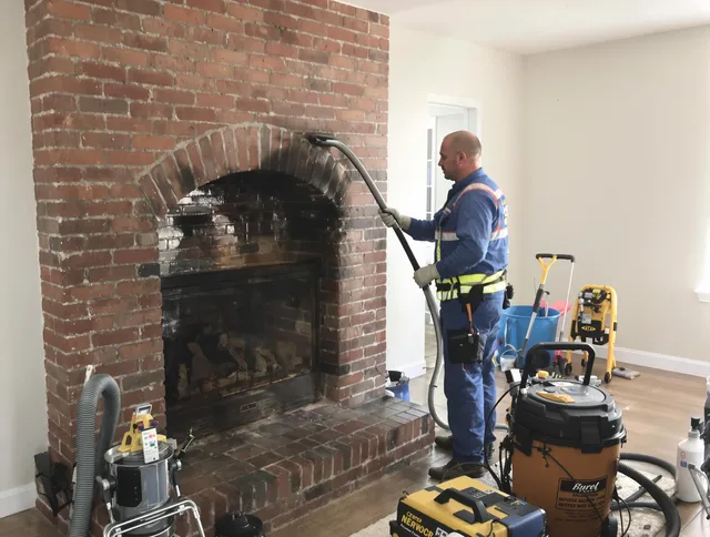 Altadena Chimney Sweep expert performing detailed chimney sweep in Altadena, CA