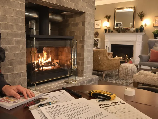 Altadena Chimney Sweep verifying fireplace safety measures in Altadena, CA